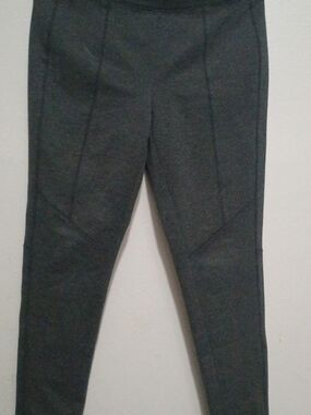 Simply Vera Vera Wang Charcoal Front-Seam Ponte Leggings